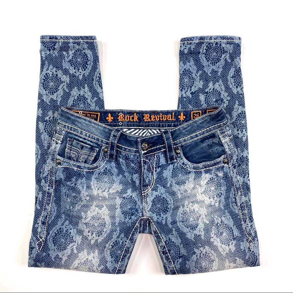 ALL JEANS DISCOUNTED! Rock Revival Lydia Cropped Skinny Jeans